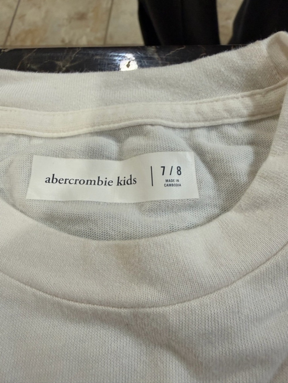 Abercrombie Kids Long-Sleeve Moose Logo Shirt - Light Blue - Picture 4 of 4